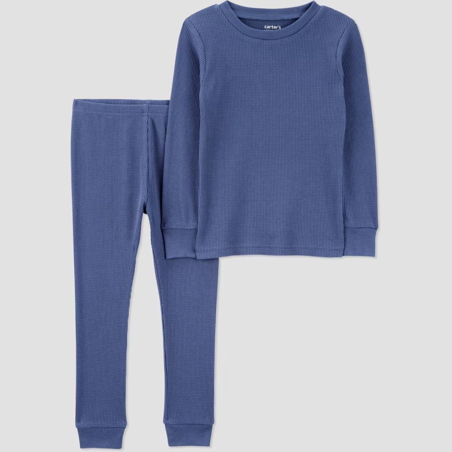 blue pajamas stock photo