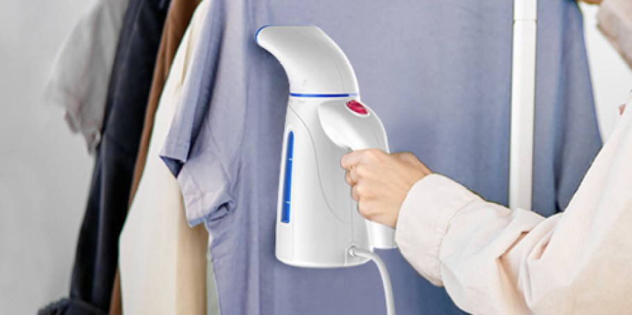 Handheld Clothes Steamer Just $12.99 Shipped w/ Amazon Prime (Reg. $40)
