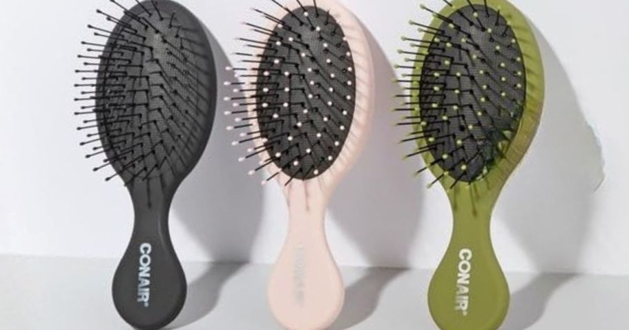 Conair Detangling Mini Hair Brush 3-Pack Only $6 Amazon (Reg. $11)