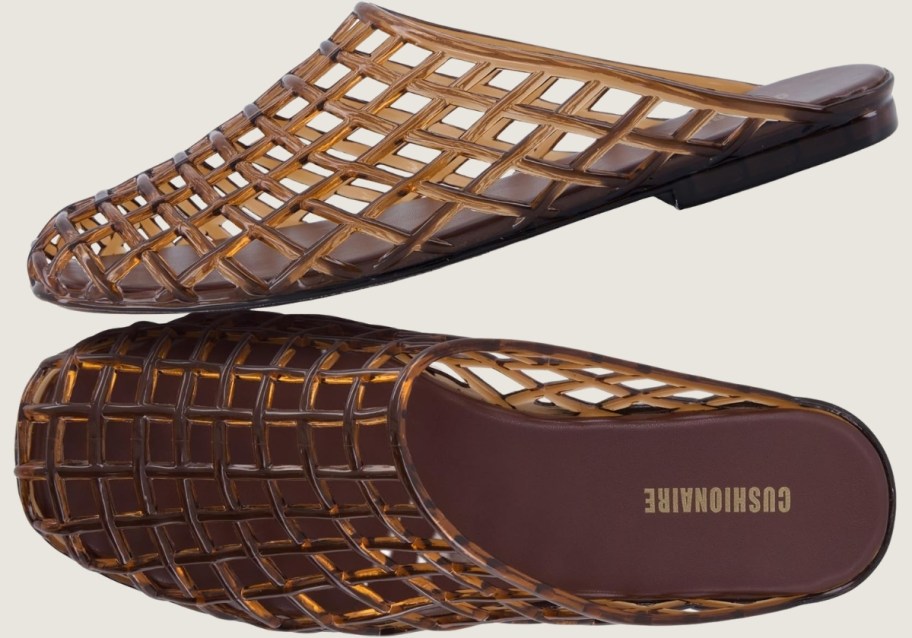 cushionaire jelly flats