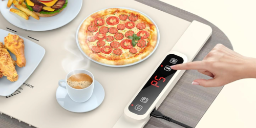 Food Warming Mat Just $14.99 Shipped on Amazon | Keeps Food Warm for Hours!