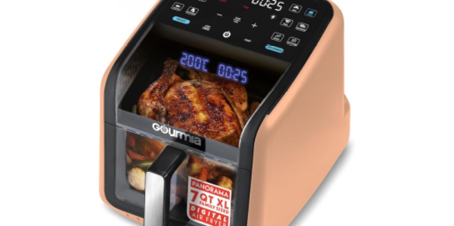 Gourmia Air Fryer w/ Panoramic Window Only $49.99 Shipped on Amazon (Reg. $100)