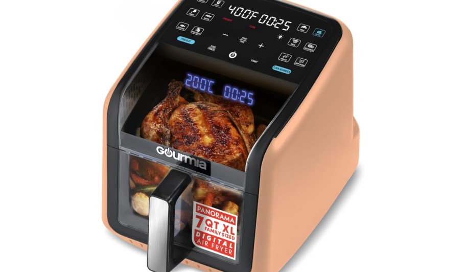 gourmia air fyer peach