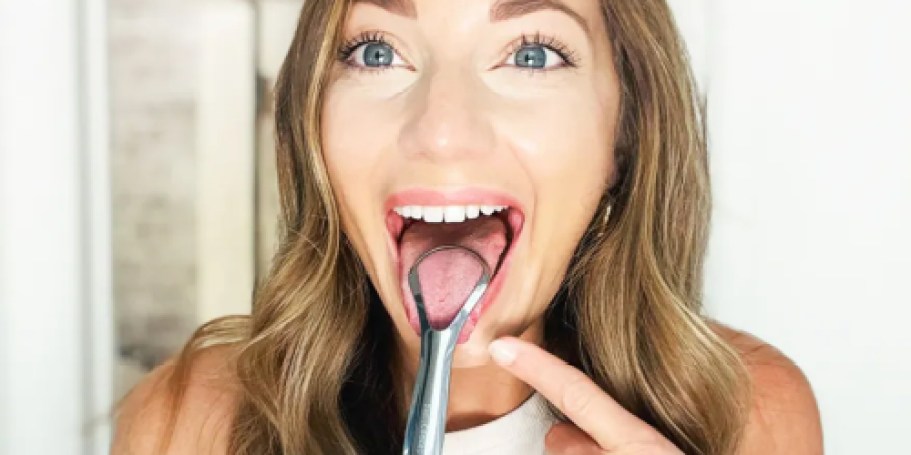 GuruNanda Tongue Scraper 2-Pack w/ Case Only $4 Shipped on Amazon