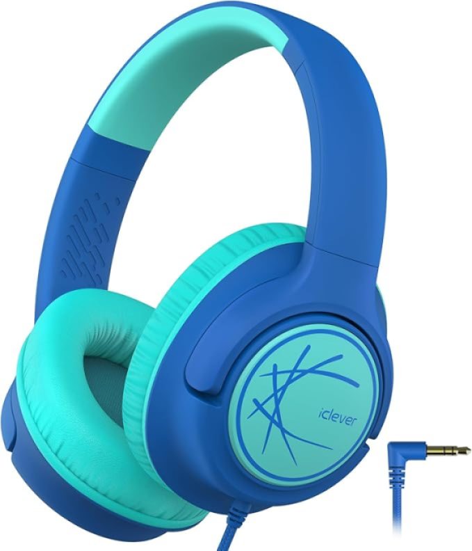 kids blue headphones