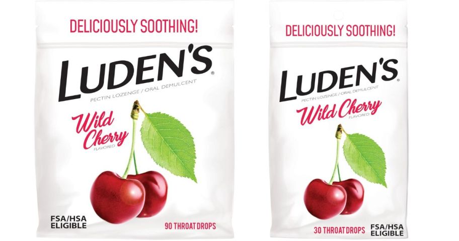 two ludens cough drop bags