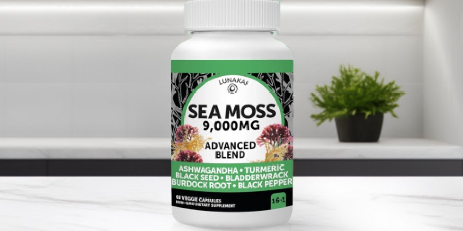 Lunakai Sea Moss 60-Count Capsules Only $12.50 Shipped on Amazon (Reg. $32)