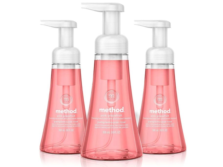 method soap 3 pack in grapefruit
