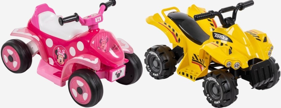 minnie mouse ride on and tonka rideon