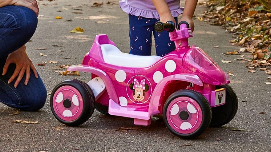 pink minnie mouse powered ride on