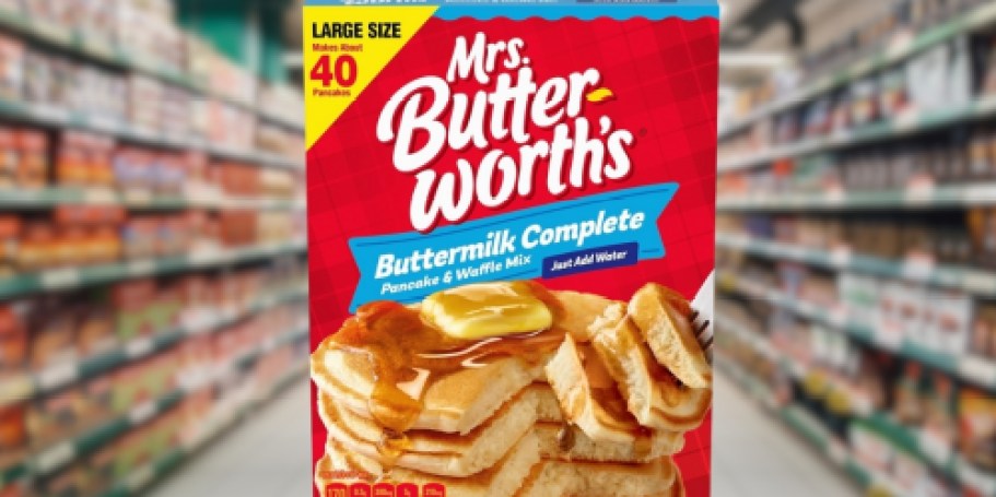 Mrs. Butterworth’s Pancake Mix Only $2.96 Shipped on Amazon