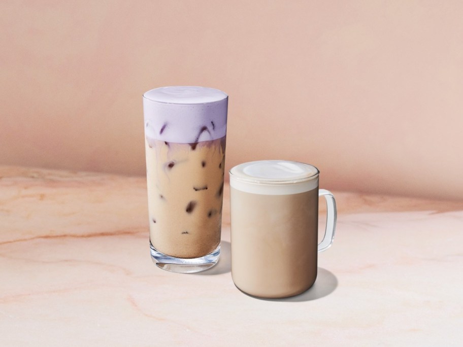 Two new spring drinks from Starbucks.