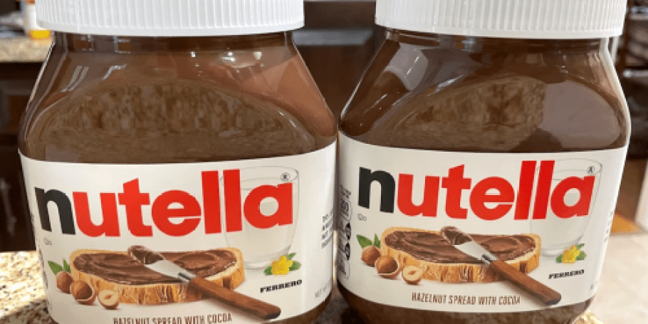 TWO Nutella Hazelnut Spread 22.9oz Jars Only $8.75 Shipped on Amazon (Reg. $15)