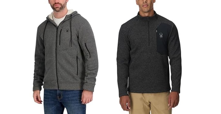 men wearing gray and black jackets 