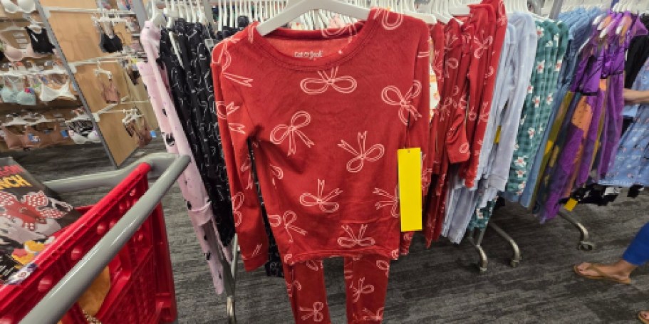 Score Kids Holiday Pajamas from $5 on Target.com!