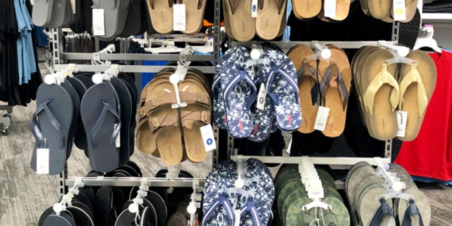 Target Men’s Sandals & Slides from $3.50
