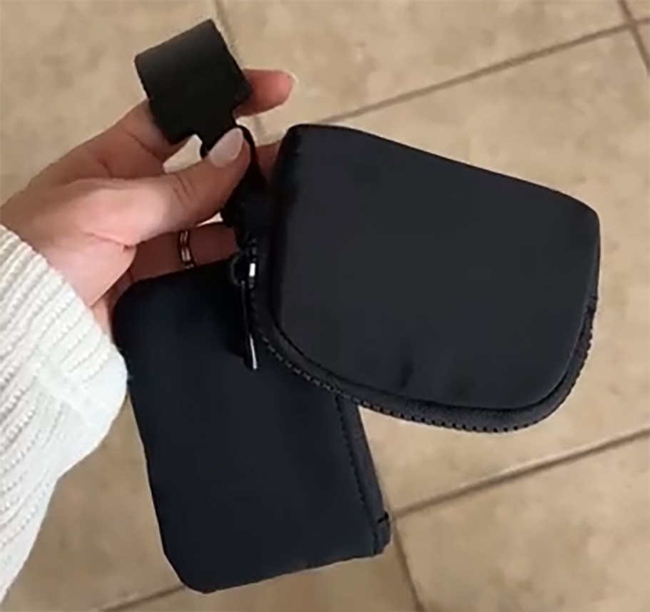 Woven Dual Pouch Wristlet