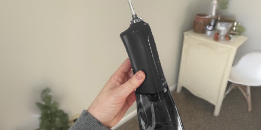 Cordless Water Flosser Only $8.99 on Amazon (Reg. $20)