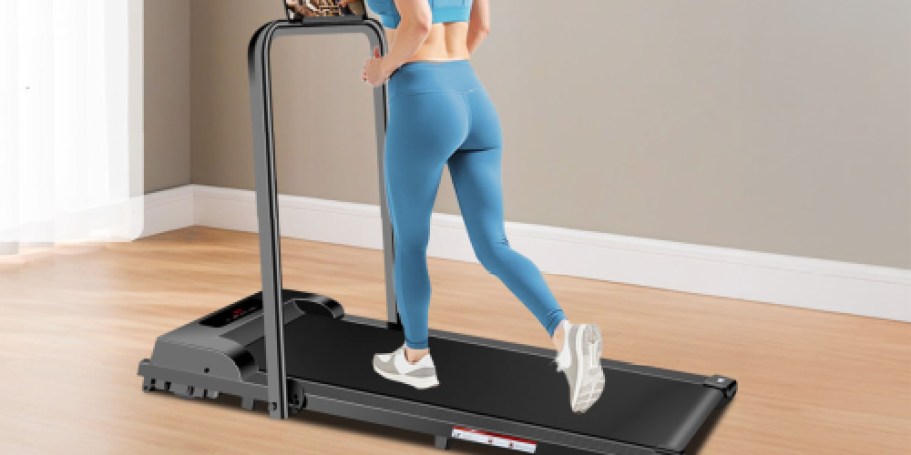 Walking Pad w/ Remote Only $98.99 Shipped on Amazon (Great for Indoor Workouts)