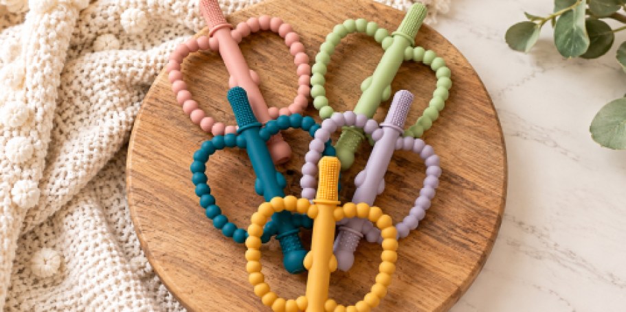 Apple Baby Teethers 5-Pack Only $5 on Amazon (Reg. $10)