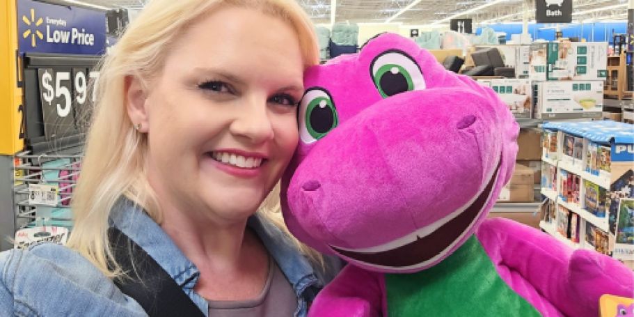 Barney Toys Available NOW at Walmart – HUGE Plush Just $24.97!