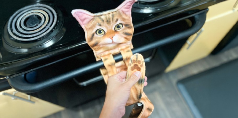 Fun Cat-Shaped Hand Towels Only $9.85 on Amazon