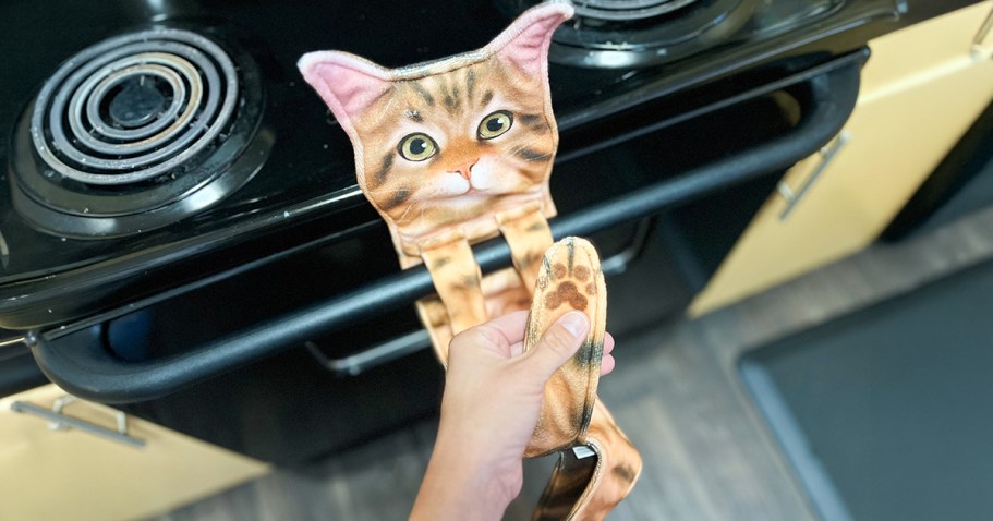 Fun Cat-Shaped Hand Towels Only $9.85 on Amazon