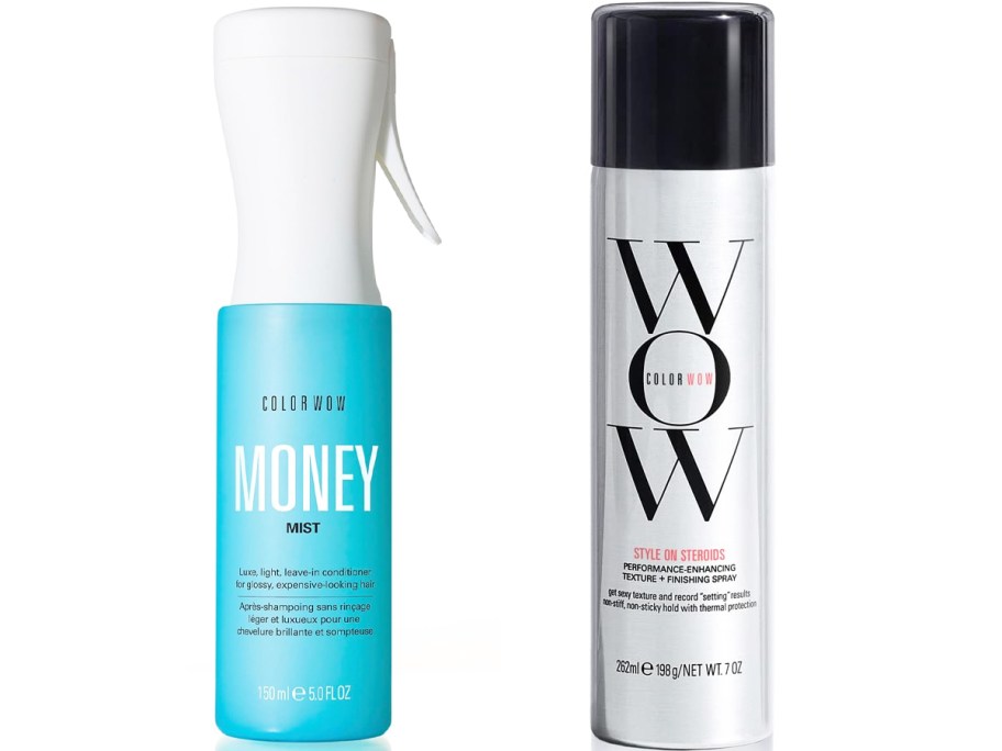 2 bottles of Color Wow hair products