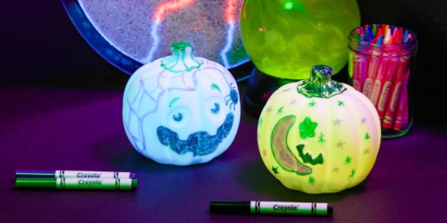 Crayola Halloween Light-Ups Only $7.99 on Amazon | Includes 3 Washable Markers!