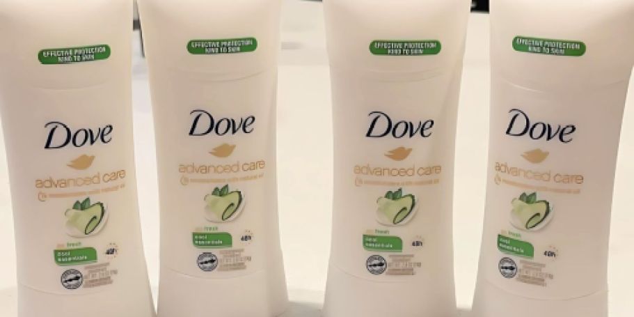 Dove Deodorant 4-Pack Only $10.56 Shipped on Amazon
