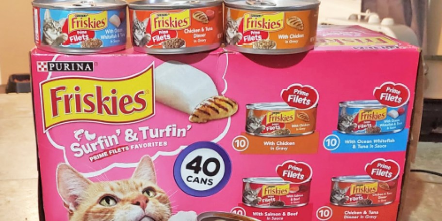 Friskies Wet Cat Food 40-Count Variety Pack Just $15 Shipped on Amazon (Reg. $30)