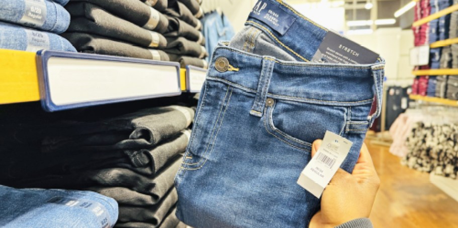 Up to 85% Off GAP Jeans + Free Shipping | Styles from $11.48 Shipped