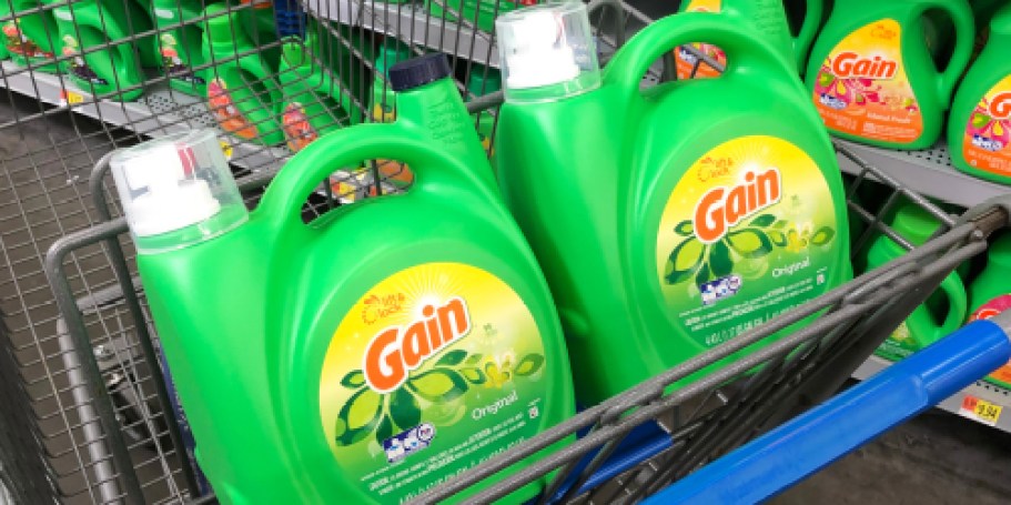 Score 50% Off Gain Laundry Products on Amazon After Rebate