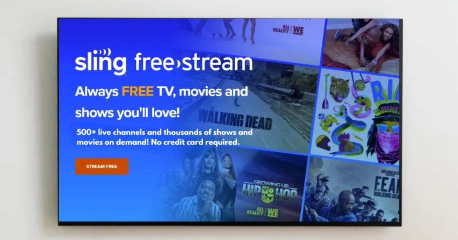WOW! Stream Over 500 Live Channels for FREE on Sling TV + On-Demand Content Too!