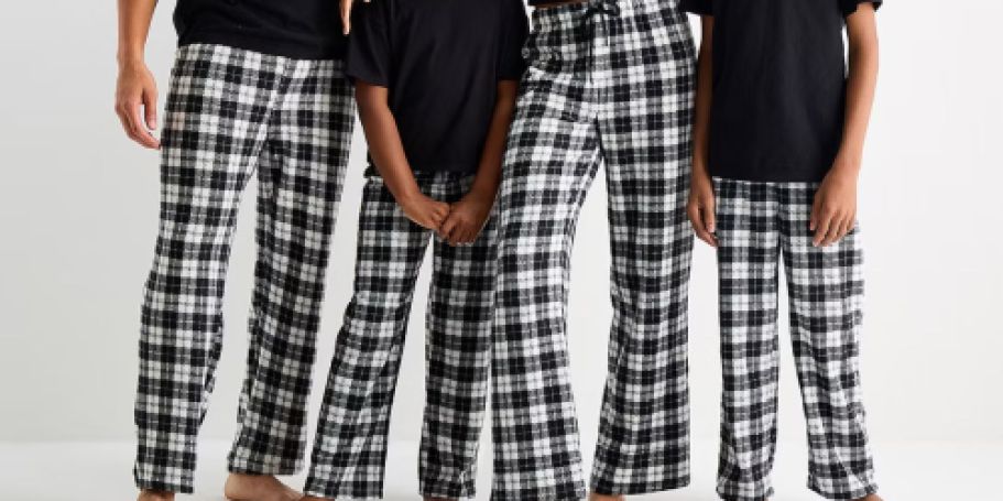 Cozy Pajama Pants JUST $5 on JCPenney.com