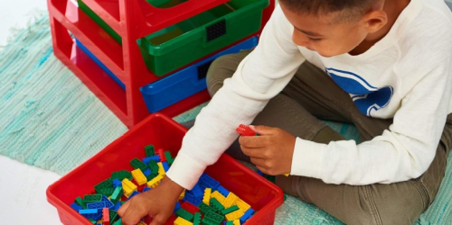 LEGO Storage Rack System w/ Built-In Baseplate Just $35.99 Shipped (Reg. $60)