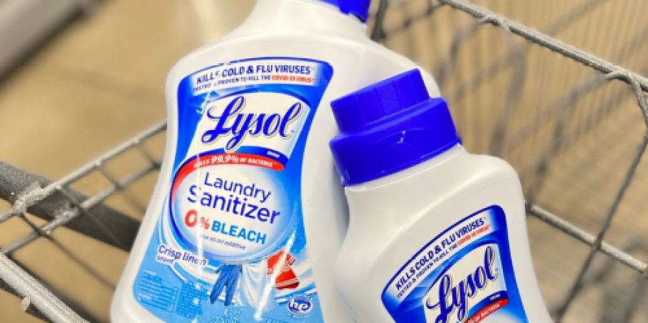 Lysol Laundry Sanitizer 90oz Just $8 Shipped on Amazon (Reg. $13)