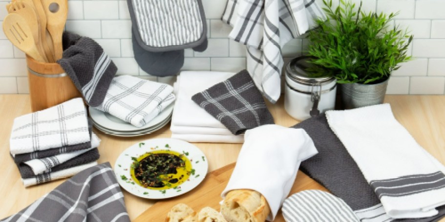 Mainstays Oven Mitts & Kitchen Towels 20-Piece Set Just $11.97 on Walmart.com (Reg. $25)