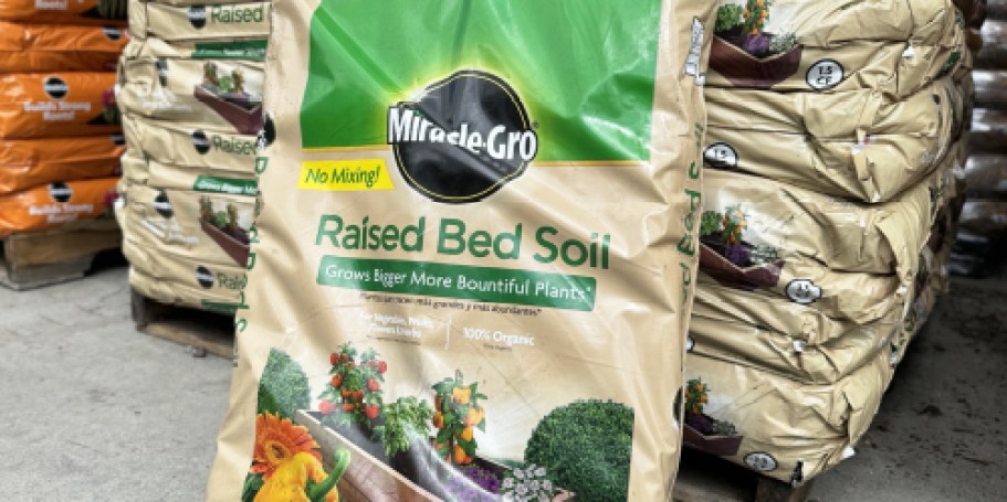 Miracle-Gro Organic Raised Bed Garden Soil Only $6 on Lowes.com (Reg. $10)