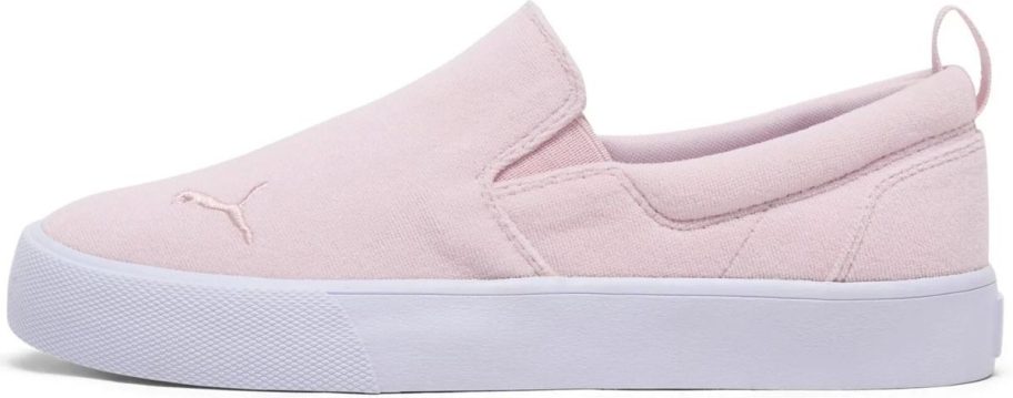 a pink womens slip on sneaker