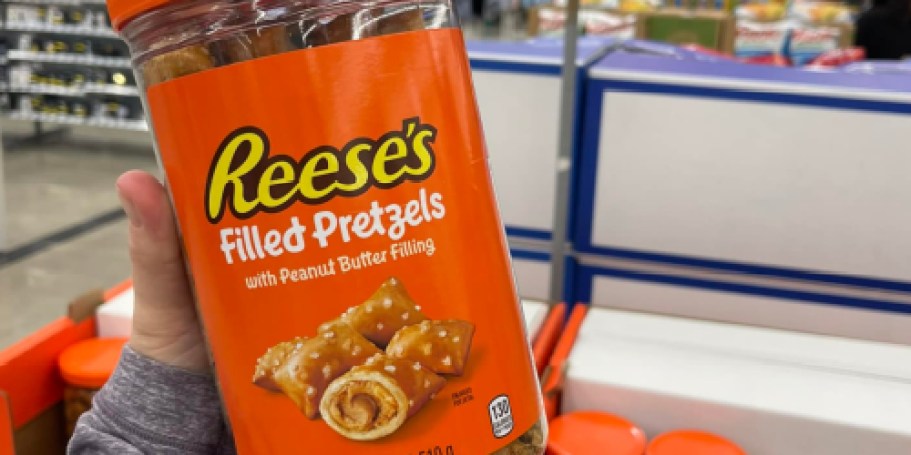 Reese’s Filled Pretzel Jars ONLY $5 Each Shipped on Amazon – Just Buy 2!
