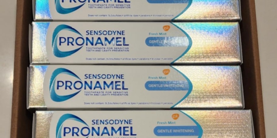 FOUR Sensodyne Toothpastes Only $14.69 Shipped on Amazon