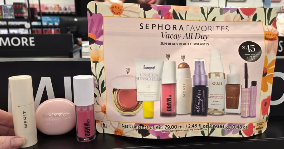 Sephora Favorites Vacay All Day Set in a Kohl's store