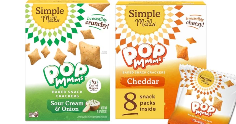 Simple Mills Pop Mmms sour cream and onion and cheddar