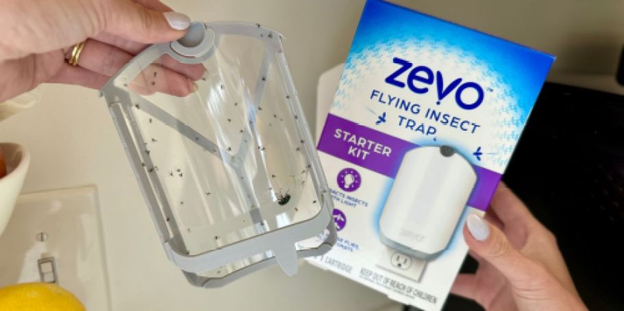 Zevo Flying Insect Trap w/ 3 Refills Just $17.99 Shipped