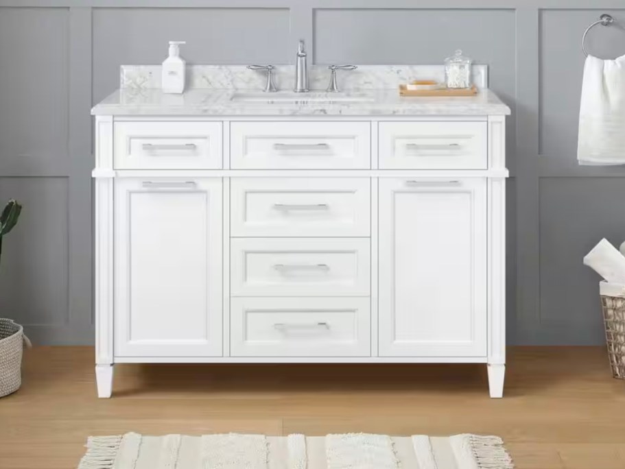 Up to 50% Off Home Depot Bathroom Vanities + Free Delivery (Today Only ...
