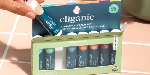 Cliganic Organic Lip Balm 6-Pack Just $6 Shipped on Amazon (Reg. $12)