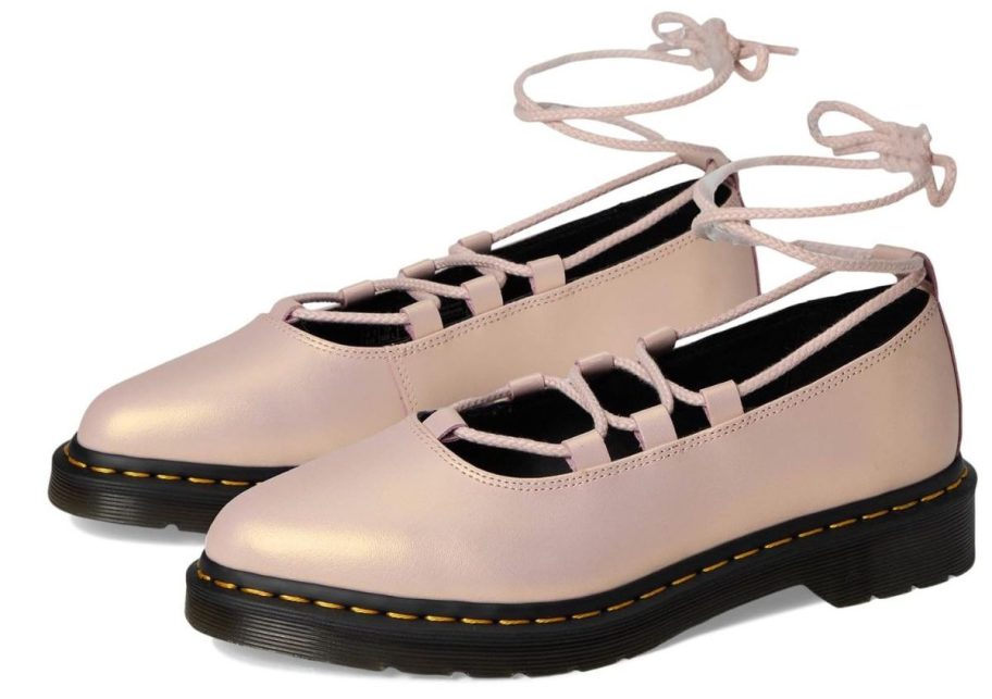 light pink Dr. Martens Women's Elphie Li Shoes
