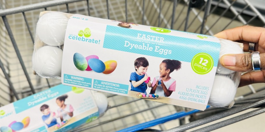 Dyeable Easter Eggs Dozen Only $2.96 on Walmart.com