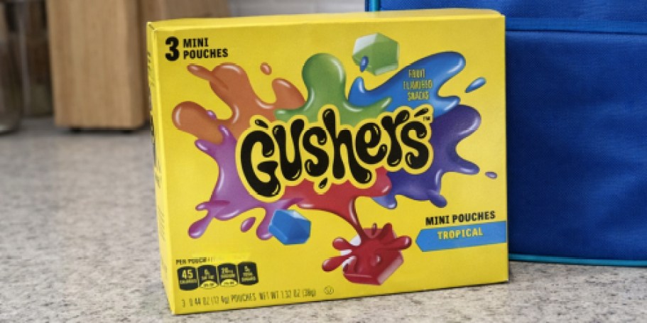 Fruit Gushers Mini Pouches 3-Count Pack Only 70¢ Shipped on Amazon
